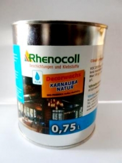Rhenocoll Decorwachs Karnauba vosk - afromozia   0,75L