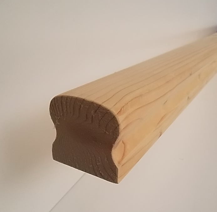 Madlo Smrek 65x65mm - 2,0m
